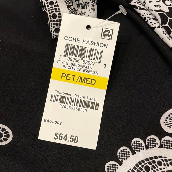 Black and white soft shirt - Picture 5 of 7